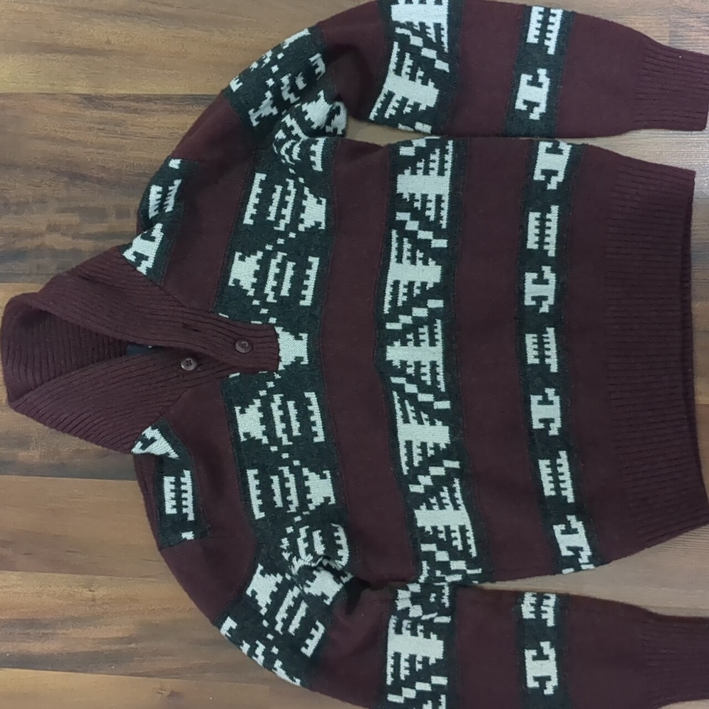 Maroon Men's American Eagle Knitwear Sweater
